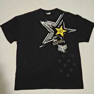 Men's Fox and Rockstar Collaboration T-Shirt Size-XLarge